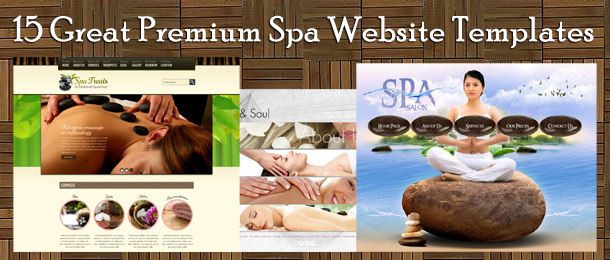 15 Great Premium Spa Website Templates