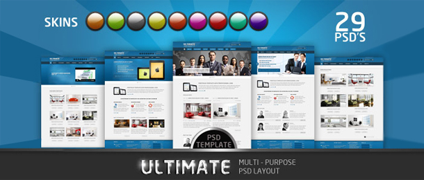 Ultimate – Multi-purpose PSD Template